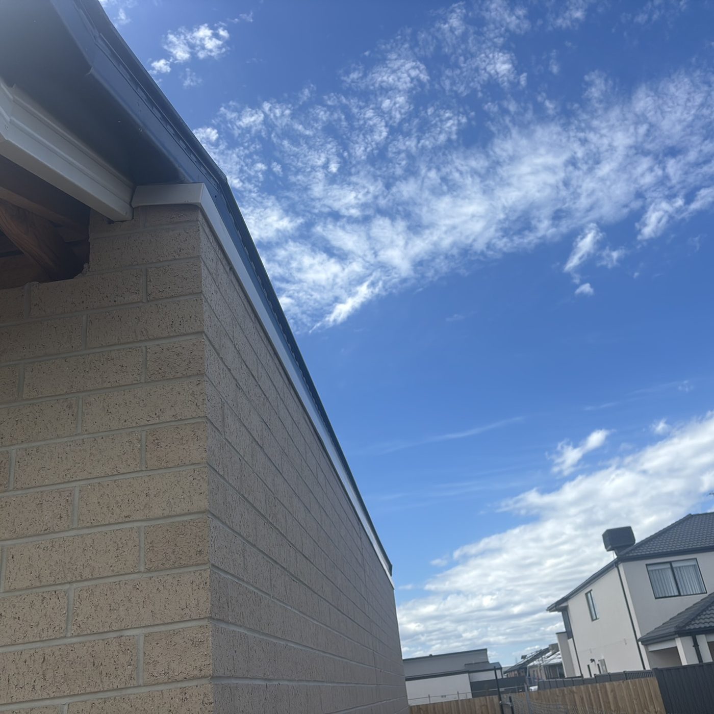 Drone view over a new Tarneit roof, Tarneit