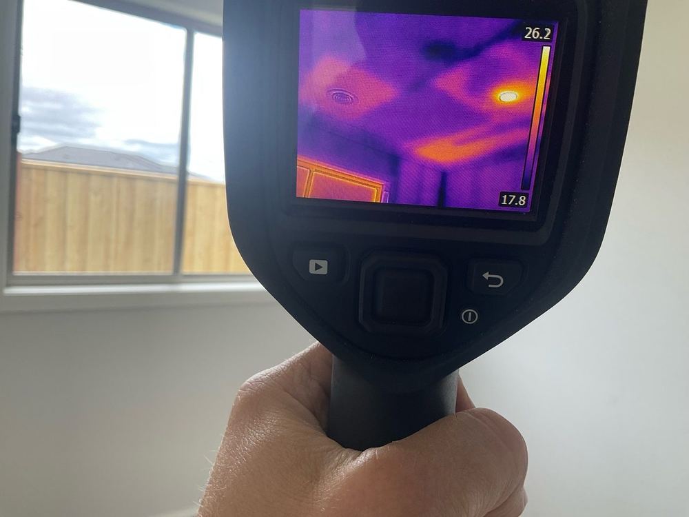 Ceiling insulation missing over part of the house, found during a defect investigation inspection in Tarneit